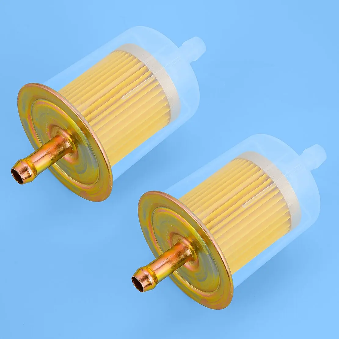 

2Pcs 5/16" 8mm Universal Inline Fuel Petrol Diesel Filter Fit for Tractors Cars Trucks Motorcycles Scooters RVs