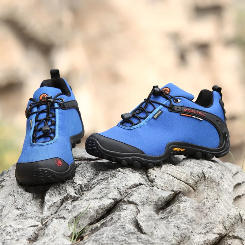 Men's Outdoor Hiking Boots Unisex Comfortable Anti-Slip Walking Shoes All-Terrain Sports Hiking Boots Walking Shoes