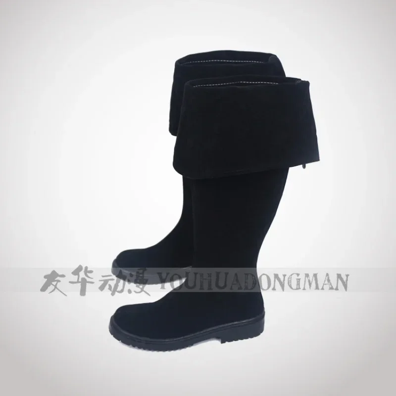 

qwerrtyuio.123456Pirates Of The Caribbean Cos Shoes Black Pirate Boots Cosplay Shoesasdffghjk987764