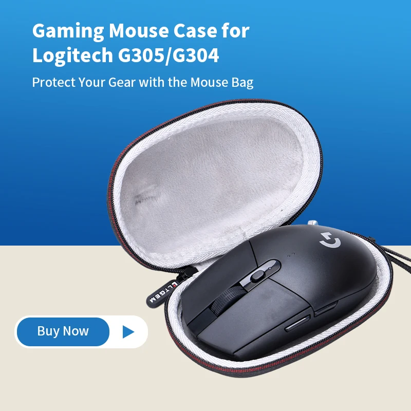 Gaming Mouse Case for Logitech G305 Accessories Storage Bag Shockproof Waterproof Portable Mice Cover