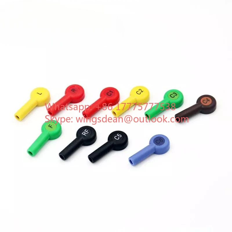 Colorful IEC Banana 4.0mm Adapter Snap Ekg Accessories 10pcs/lot