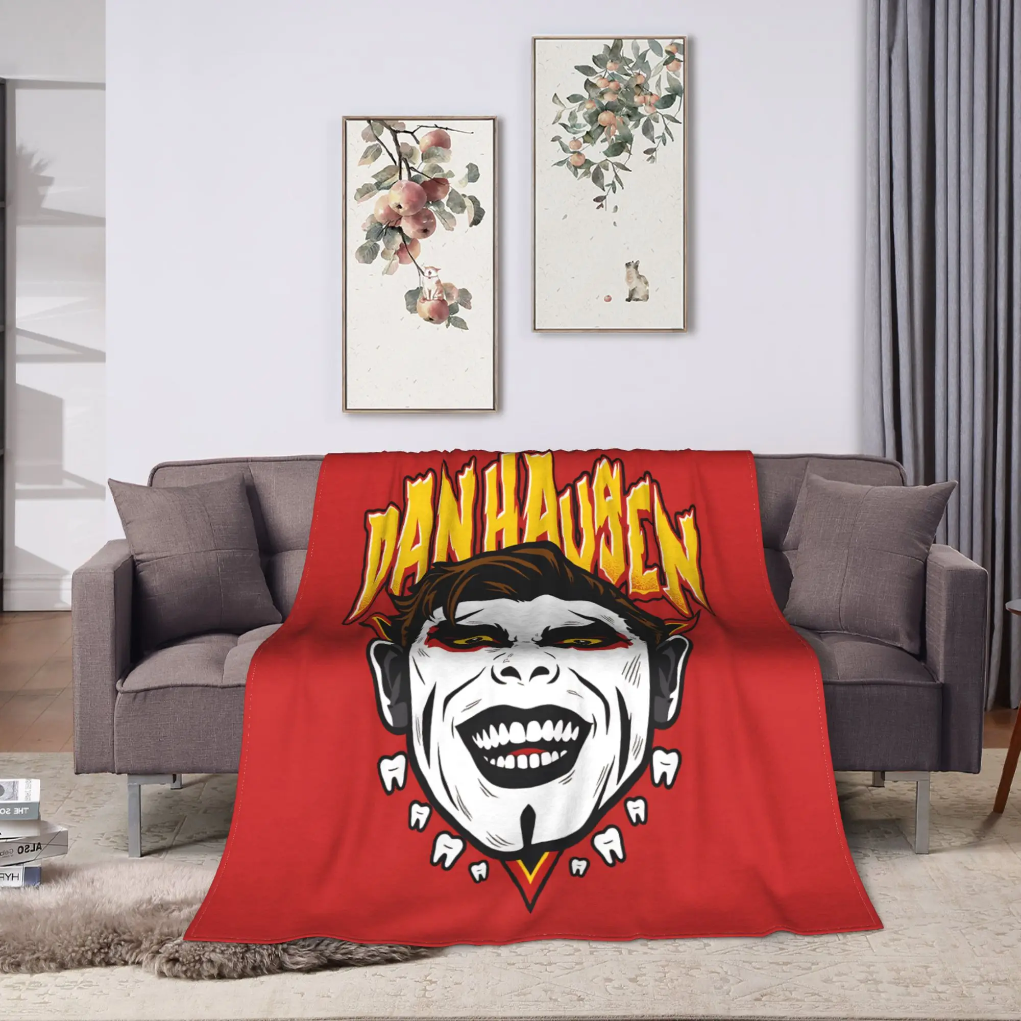 Danhausen Wrestling Blanket Quality Soft  Throw Blanket Spring Travel Car Sofa Home Print Bedspread
