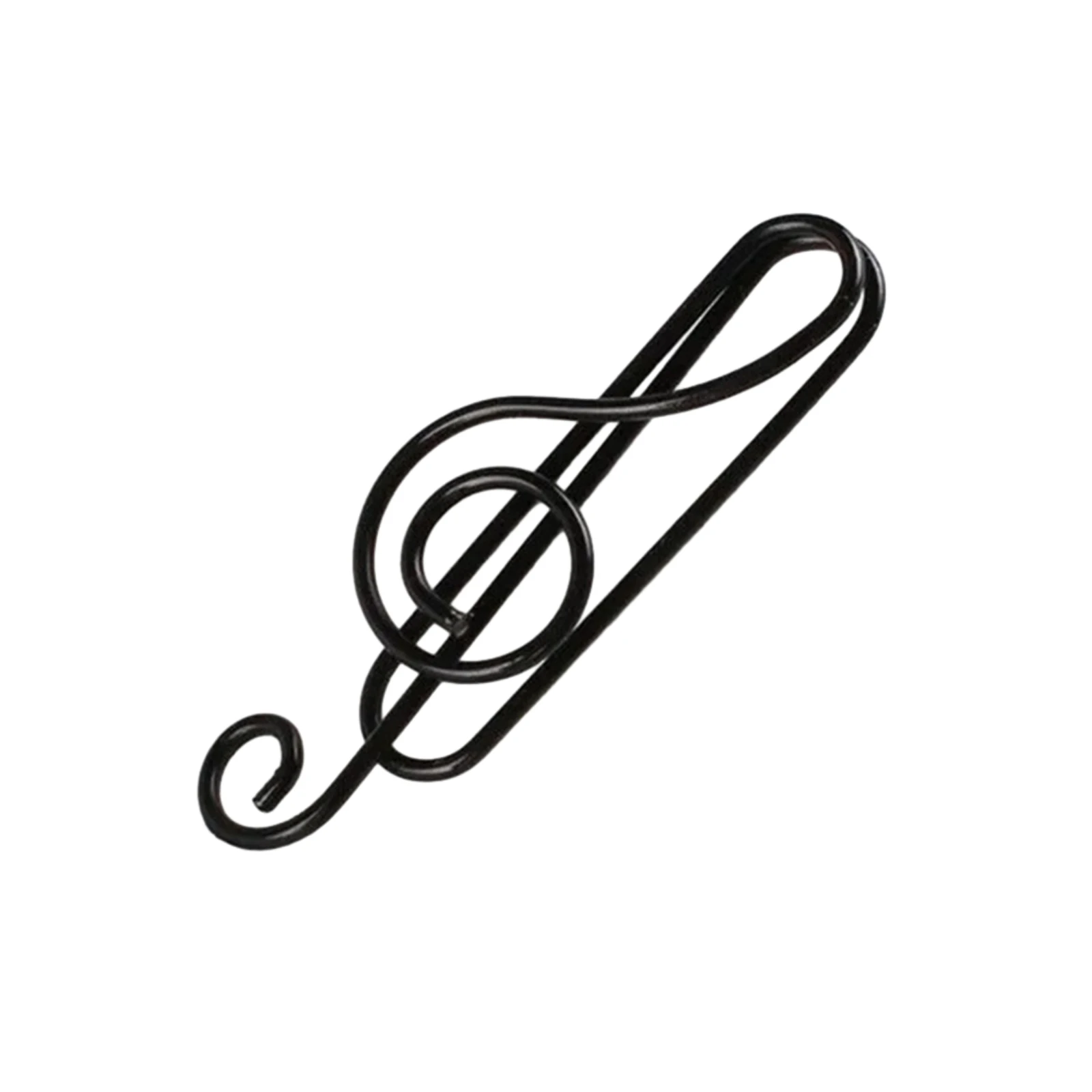 1~5PCS Metal Creative Music Note Shaped Creative File Clamp Paper Clips Bookmark Holder Paper Decorative Clip for Office School