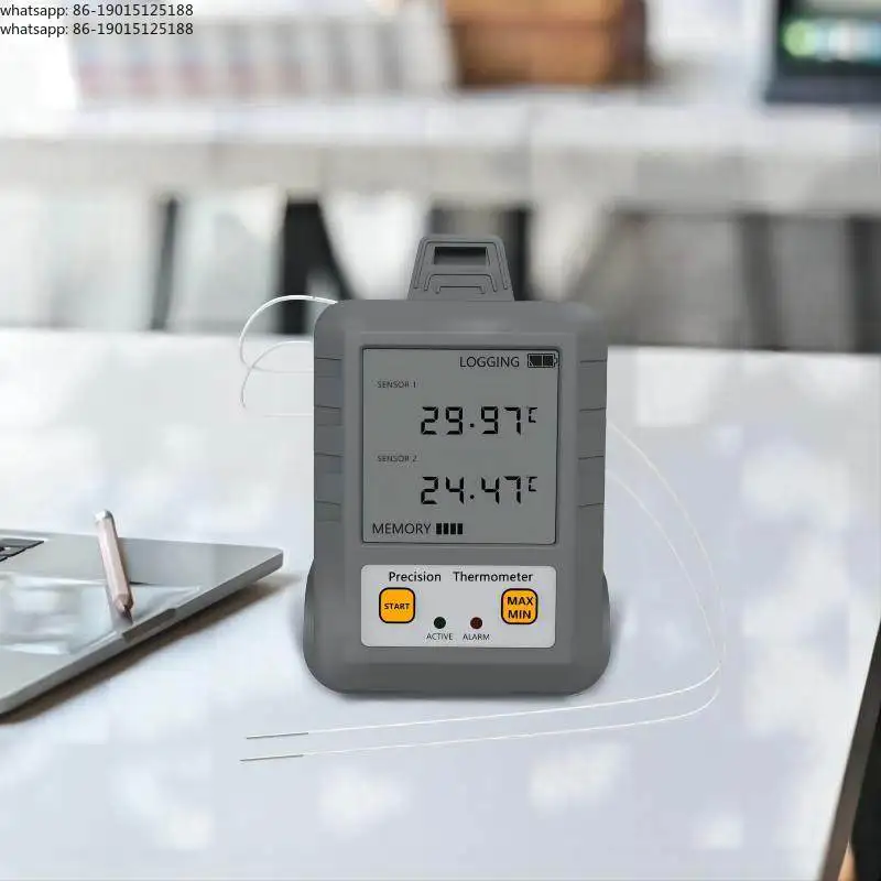 2026 Electronic dual-channel platinum resistance thermometer 298RTD temperature recorder high-precision ± 0.1 thermometer