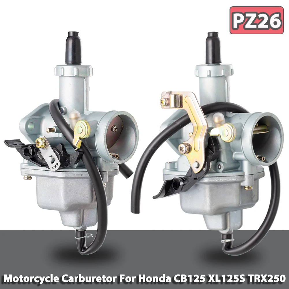 PZ26 26mm Hand Choke Carburetor Carb For Honda CB125 XL125S TRX250 TRX 250EX XR100 XR200 CG CB 125 150 cc ATV Quad Dirt Bike