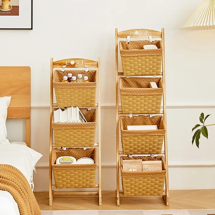 

Internet celebrity children's toy storage rack hanging basket floor living room snack rack storage cabinet storage multi-layer