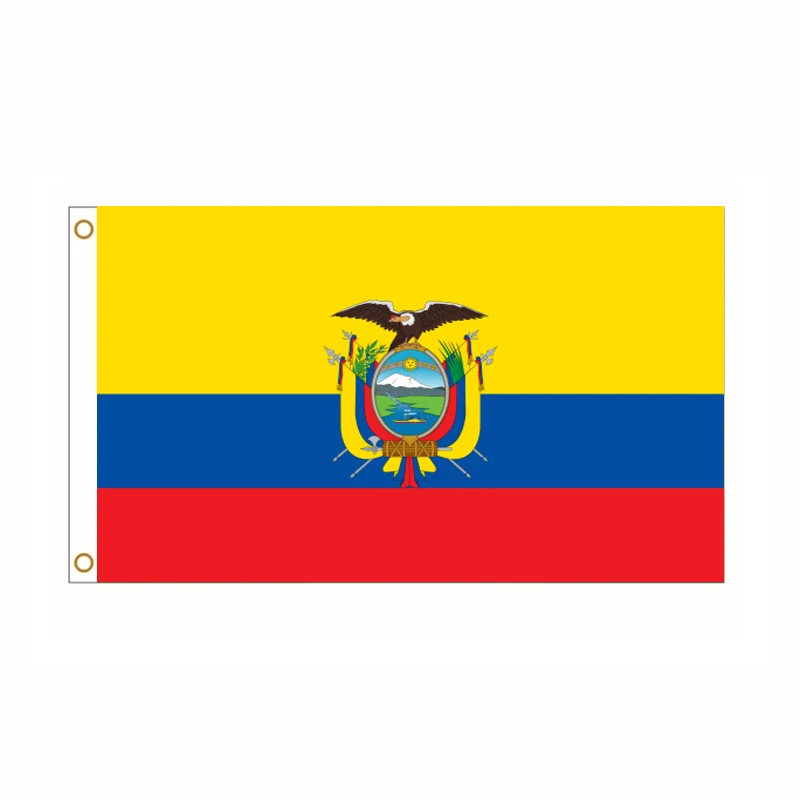 5 Pcs/lot Ecuador Flag 90x150cm Ecuador Flag The Republic of Ecuador National Flag