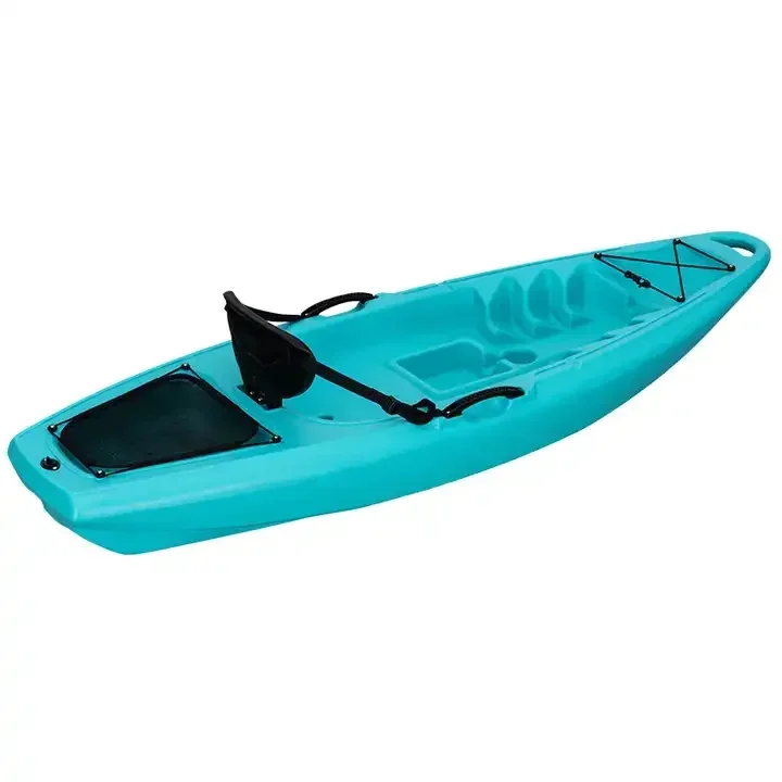 Wholesale Blue Color Adults Kayak Family Outdoor Activity Sit On Top Blow Molded Kayak For Fishing/Surfing/ Cruising