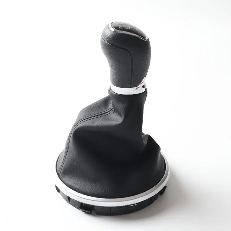 5 Speed Car Gear Shift Knob Gaitor Boot Cover Case For Skoda Fabia 2 II MK2 Combi Scout 2007 2008 2009 2010 2011 2012 2013 2014