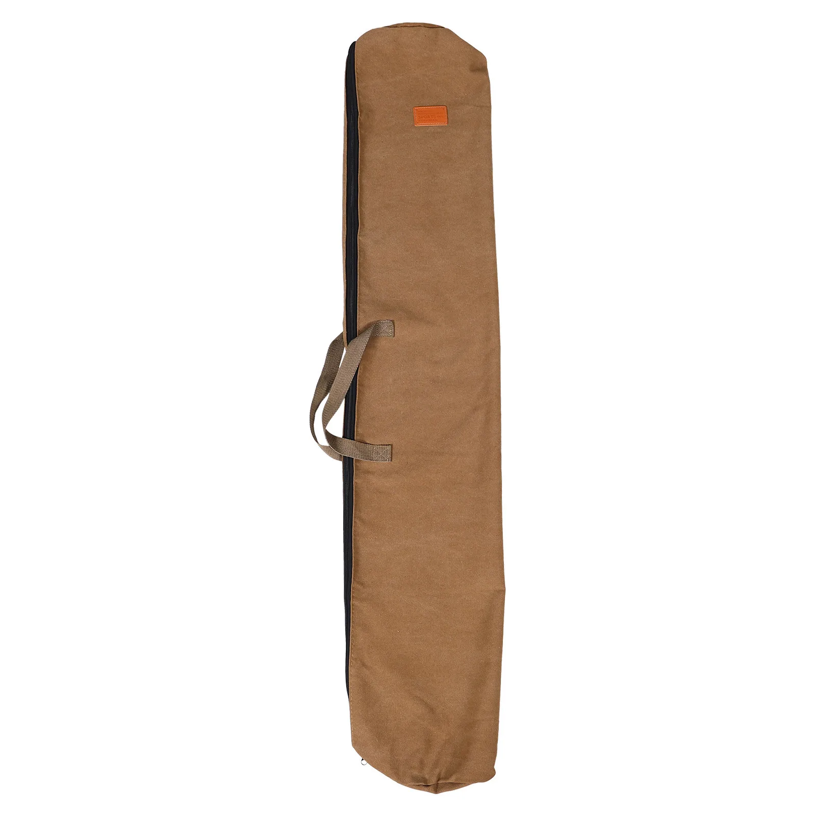 

Fishing Rod Bag Large Capacity Waterproof Canvas Carrier Padded Shoulder Strap Reinforced Stitching For Outdoor Travel