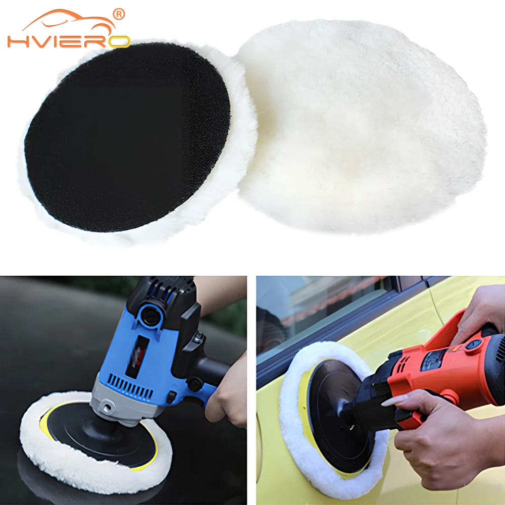 

Multi Size Universal Car Polish Pad Disc Imitated Wool Body Wash Waxing Polishing Soft Buffer Polisher Auto Accessories Cleaning