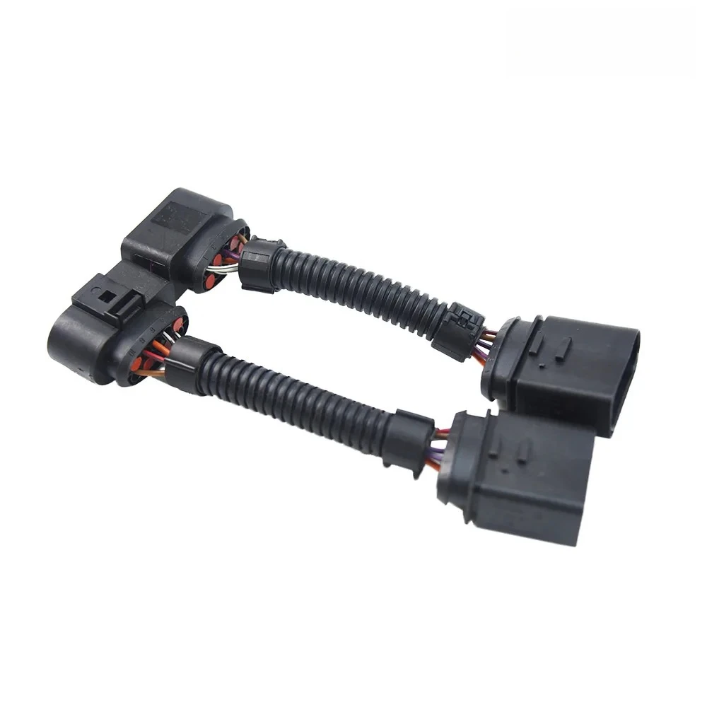 new tuning cars Headlight Adapter For Golf 7 6 Golf7 MK7 MK6 Headlights Connector 14 pins update to Golf 7.5 head light R-line