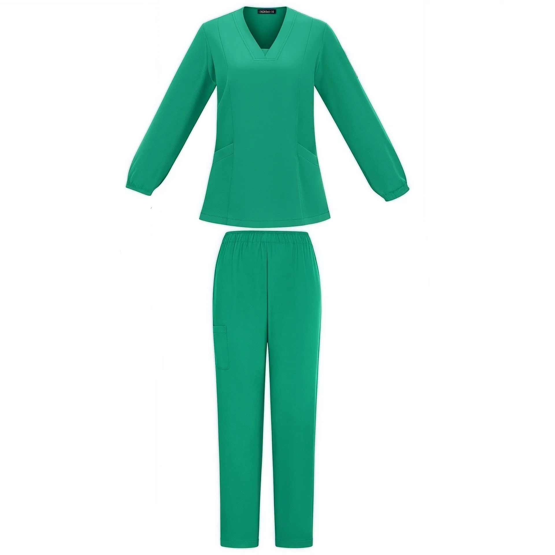 Anti Wrinkle Long Sleeve Pet Veterinary Scrubs Women Uniforms Hosipital Nurse Work Suits Dental Clinic Costume Service Workwear