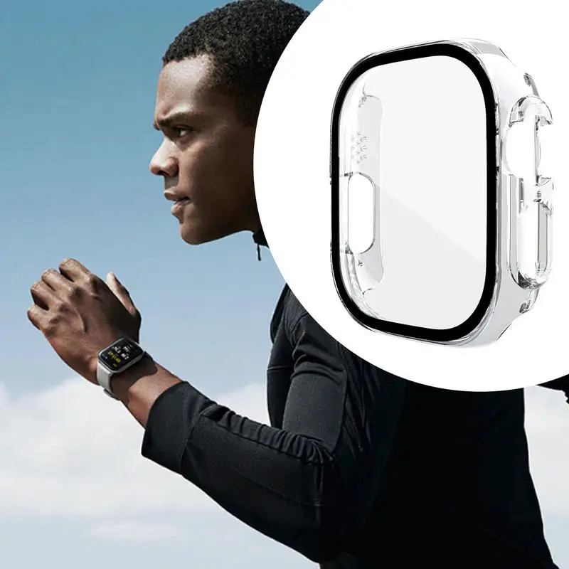Защитная крышка для экрана часов, универсальный защитный чехол, устойчивый к царапинам стеклянный протектор, Общий защитный чехол для часов