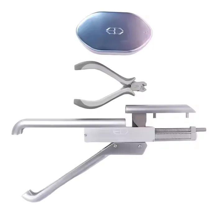 Extensor de cabelo 6D 2a / 1a geração extensor de cabelo loiro com fivela de cabelo