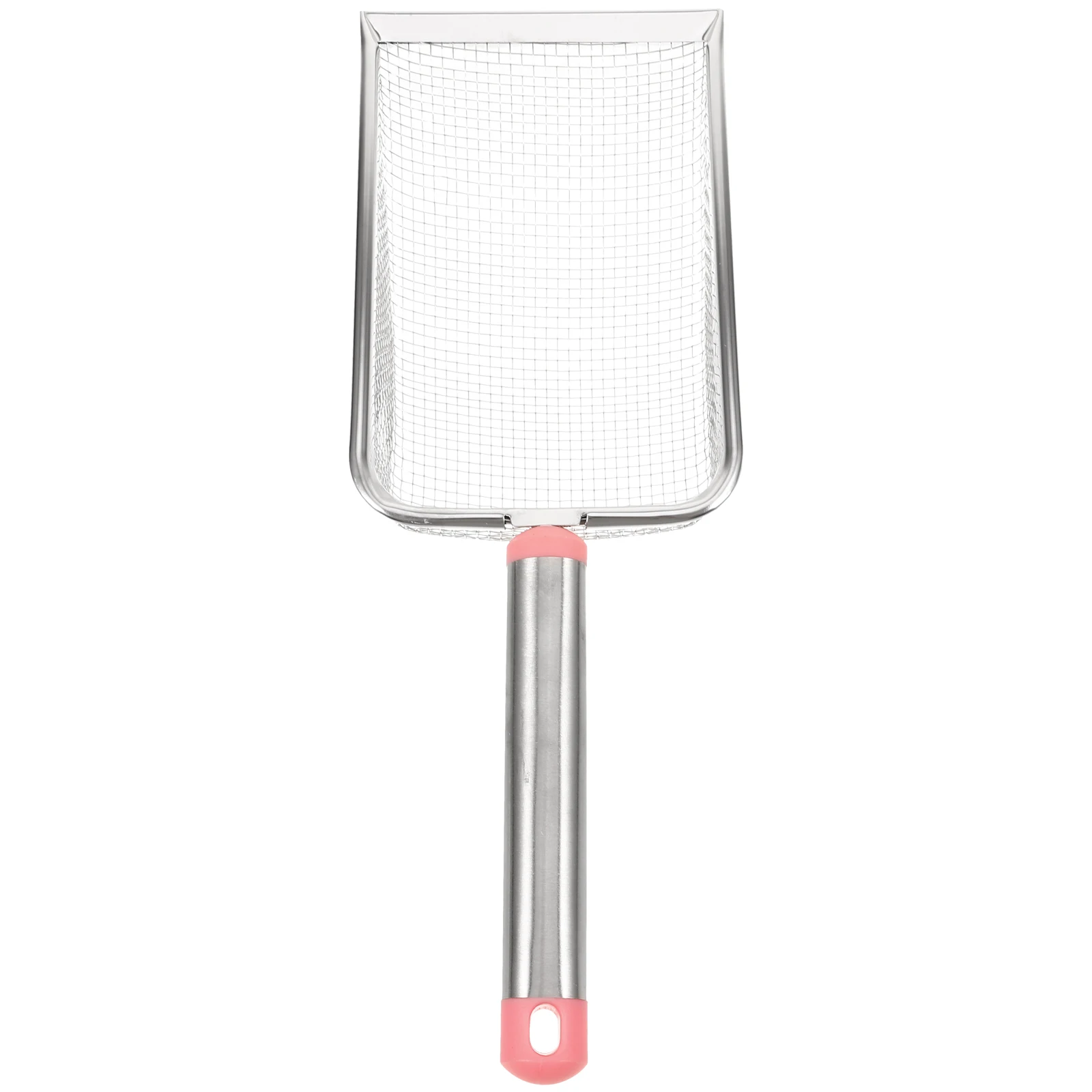 

Cat Litter Scoop Stainless Steel Mesh Shovel 28x28mm Pink Sifter for Pine Pellets Pet Supplies Cleaning Tool Reptile Excrement