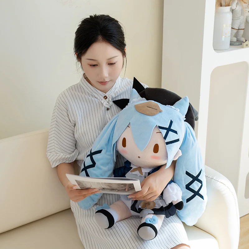 kawaii 45cm Japanese Anime Miku Plush Toy Hatsune Miku Stuffed Doll Soft Pillow Future Dolls Kawaii Collection Xmas Girl Gift