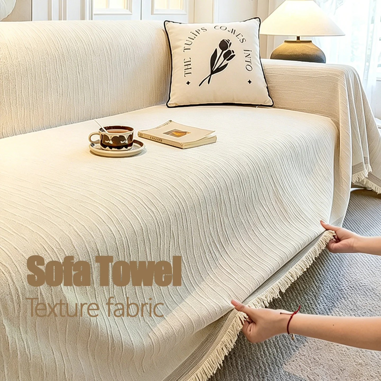 

All Season Couch Full Cover Towels for 1/2/3 Seat L Shape Sofa Cushions Non-slip Anti-cat Covets Furniture Protector Slipcover