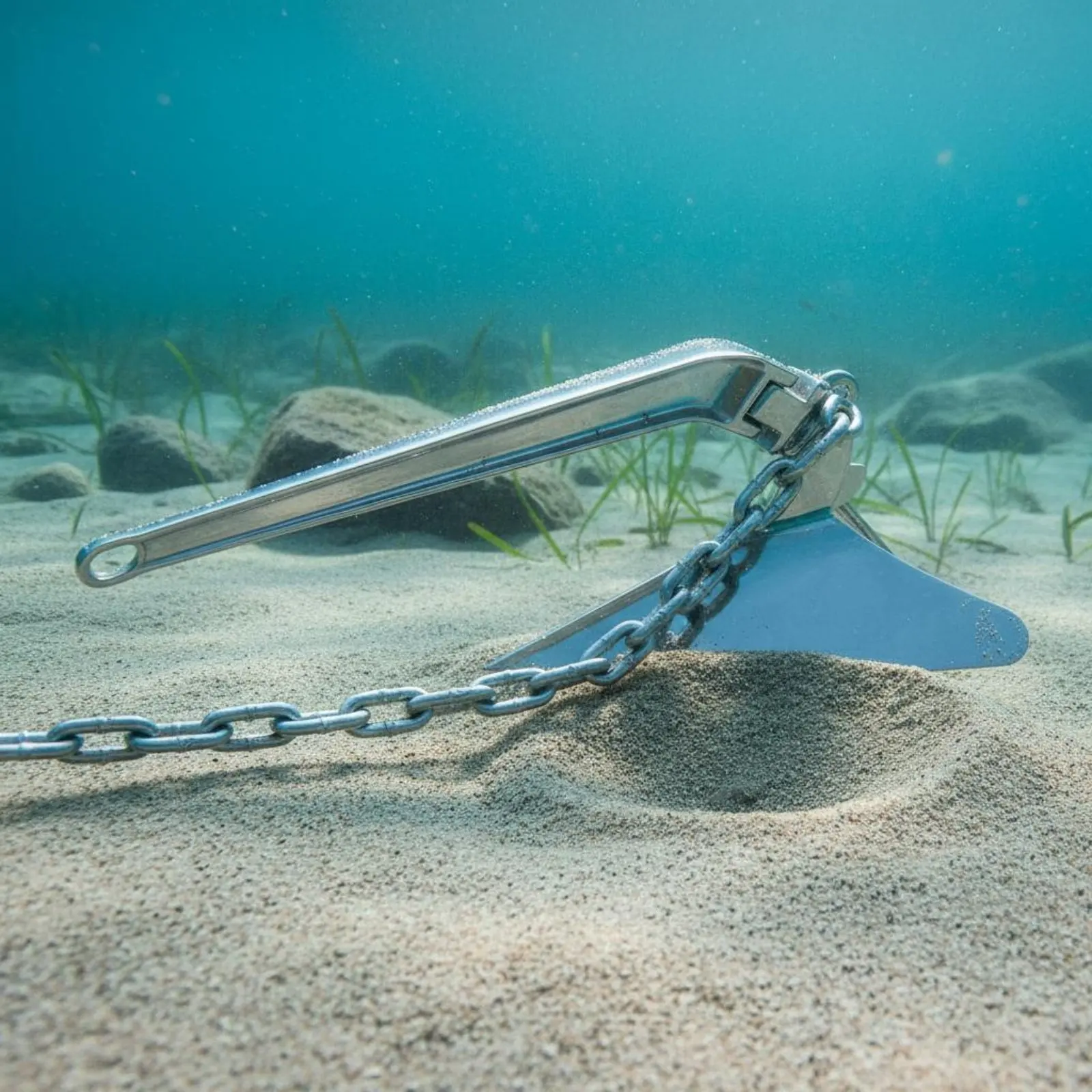 

Stainless Steel Plow Anchor Plough Anchor Boating Hardware Mirror Polished for Oceanic