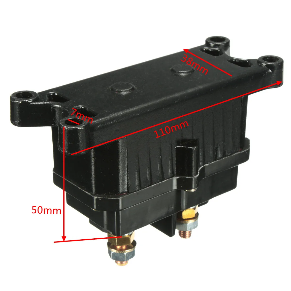 

12V 250A Automotive Electromagnetic Relay Contactor Switch Solenoid Relay Contactor Winch Rocker Switch Thumb For ATV/UTV