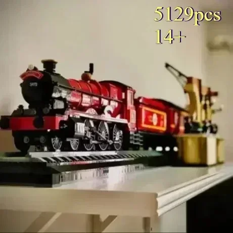 コレクターズエディション 76405 118 センチメートルホギワーツエクスプレス列車ビルディングセットレンガミニフィギおもちゃ子供の誕生日プレゼント 5129 個