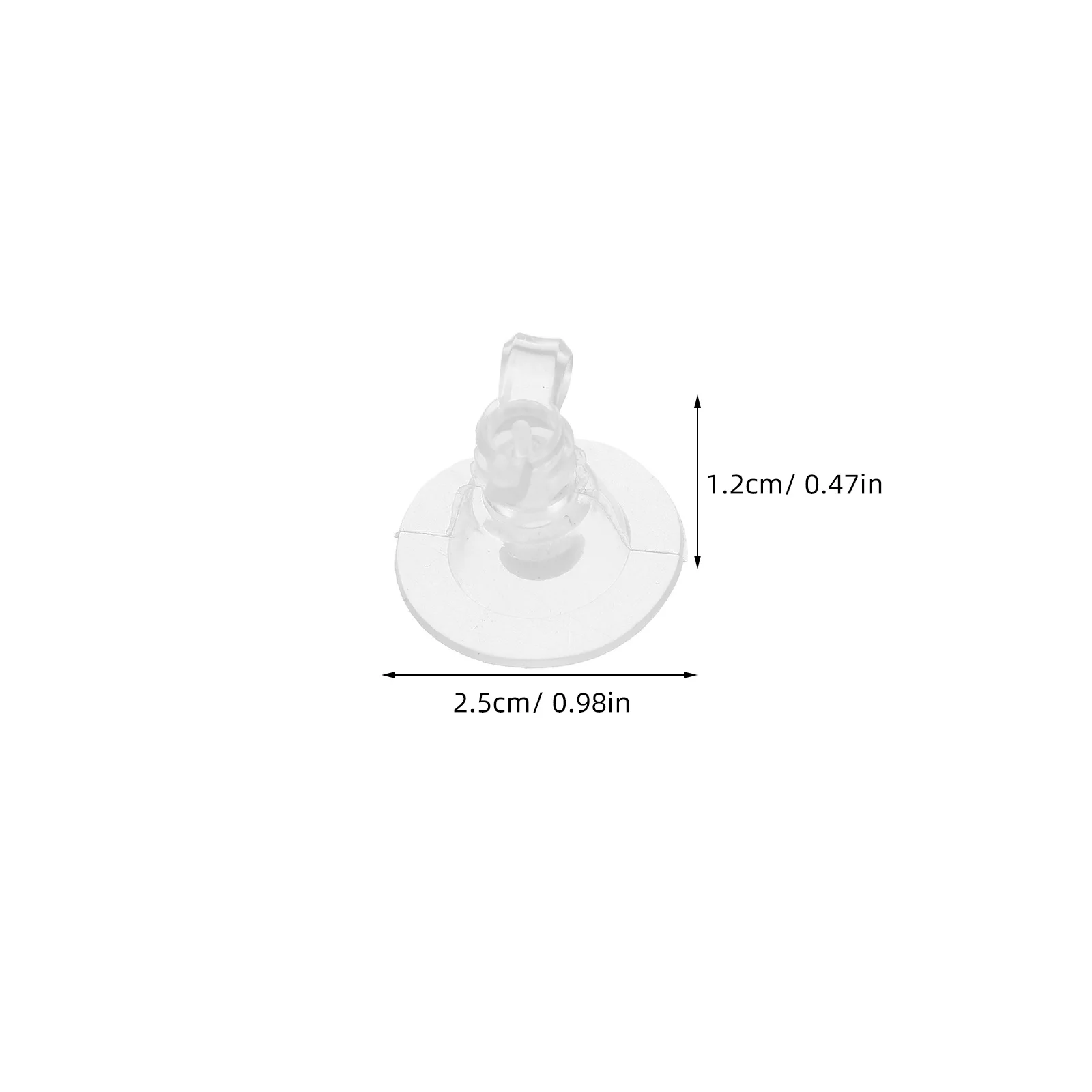 100pcs Inflatable Air Pump Valve Nozzle Transparent Soft Pvc Leakproof For Swimming Rings Pool Floats Sofa Universal Fit Camping