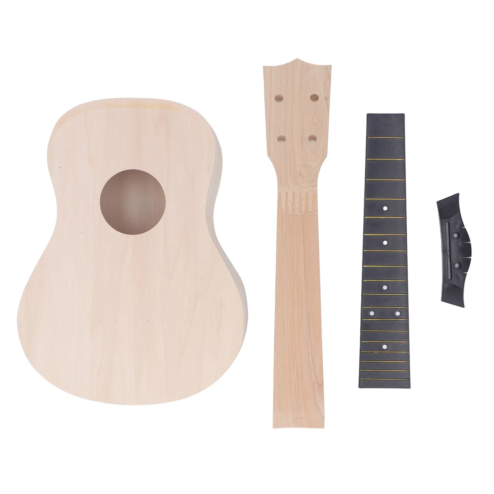 DIY Ukulele Kit 23 Inch Handgeschilderde Poplar Houten Hals Concert Ukulele voor Kinderen Ukelele Instrument Ukuleles Gitaar Bouwpakket