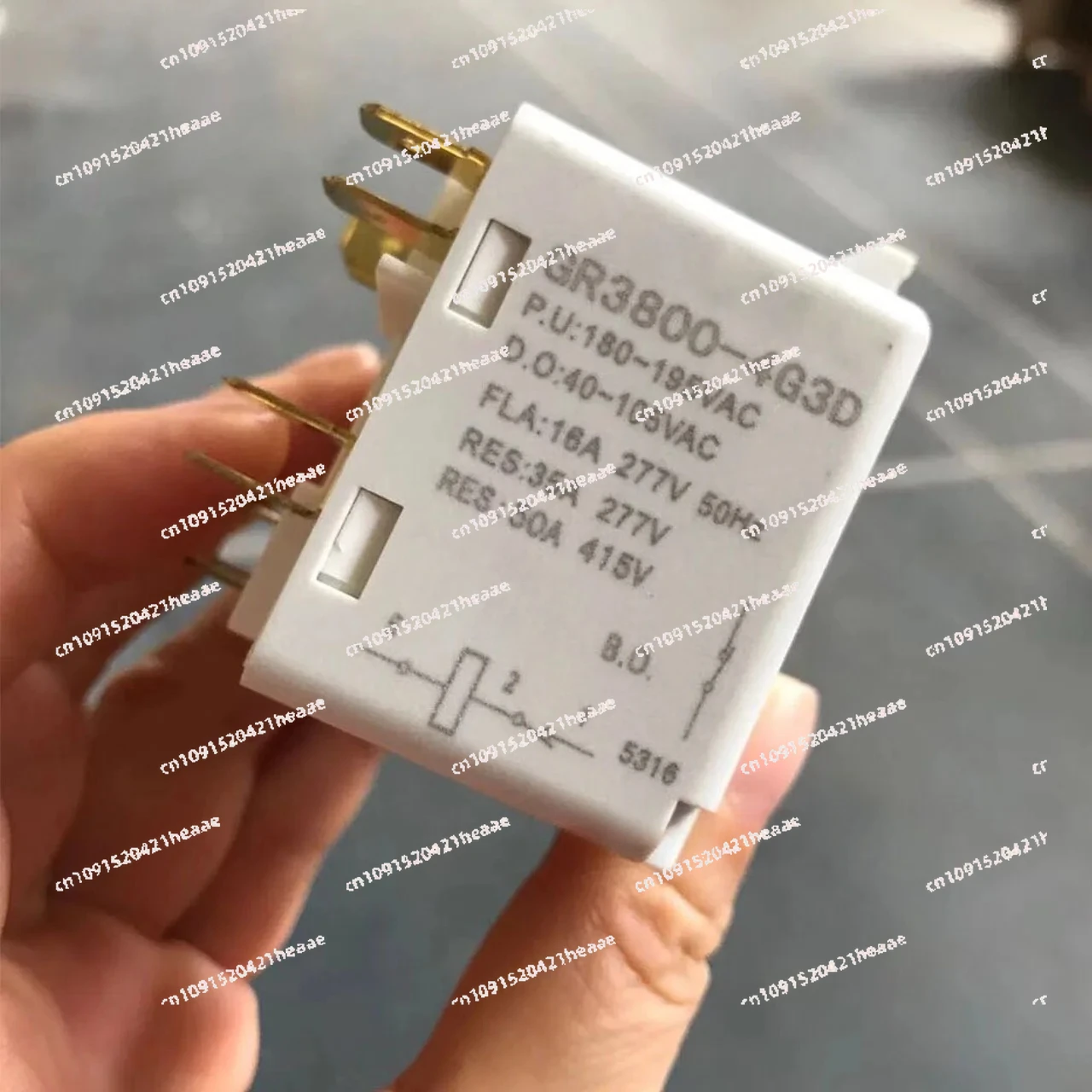 

Suitable for Ice Machine Accessories 3P GR3800-4G3D Compressor Start Relay