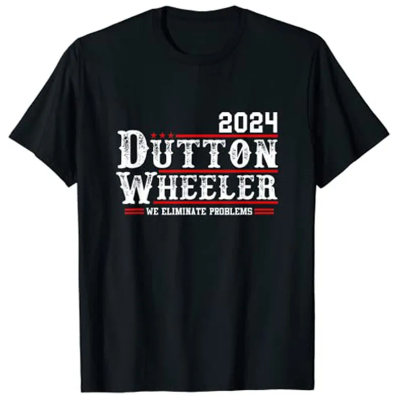 

Dutton Wheeler 2024 We Eliminate Problems T-Shirt