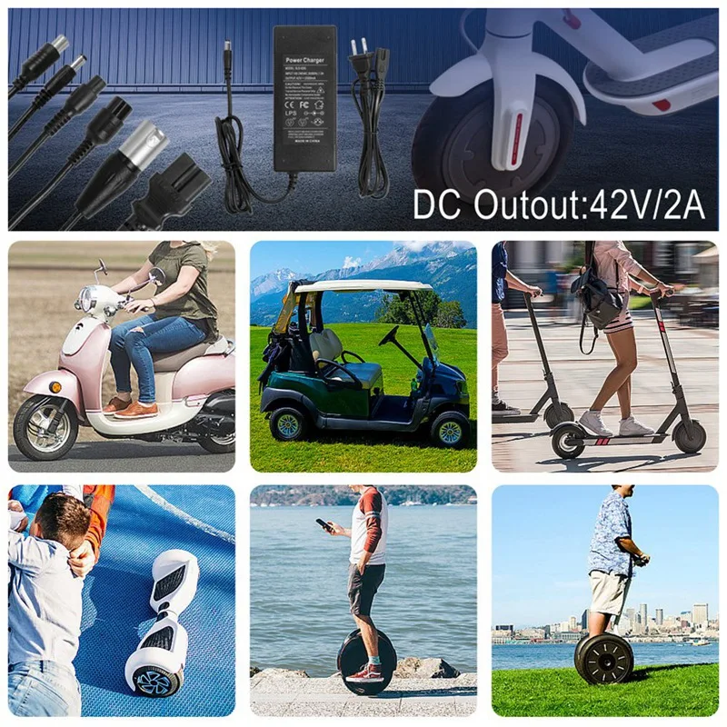 Hot AD-Electric Scooter Charger With Adapter Cable, Universal Electric Scooter Charger US Plug