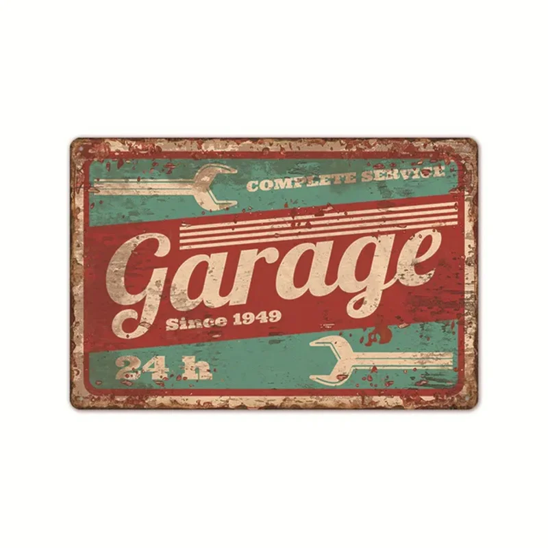 WD-40 Tin Sign Vintage Metal Sign Garage Signs Art Decor