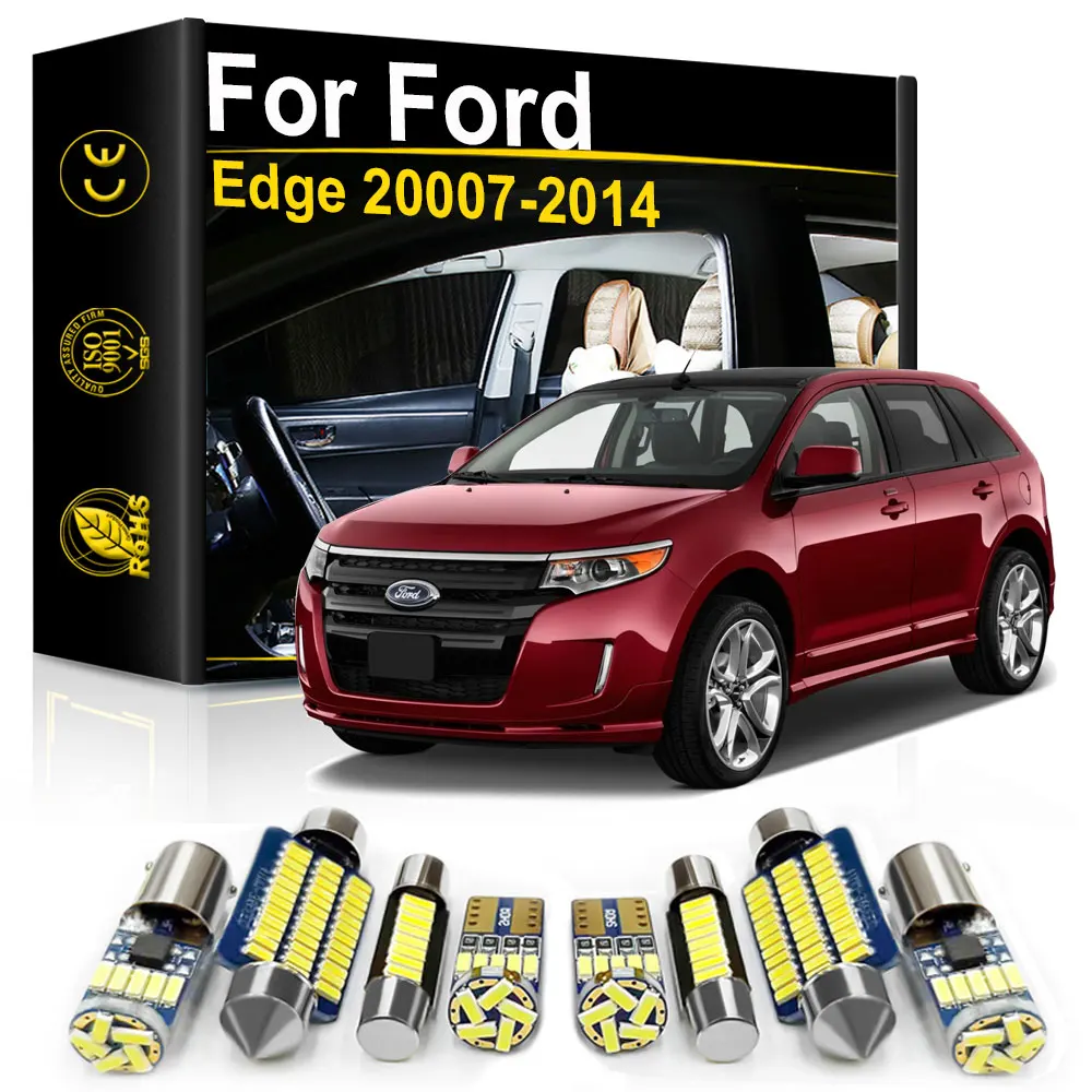 Zestaw oświetlenia wewnętrznego LED do Ford Edge 2007 2008 2009 2010 2011 2012 2013 2014 Akcesoria Canbus Lampa samochodowa Auto Parts