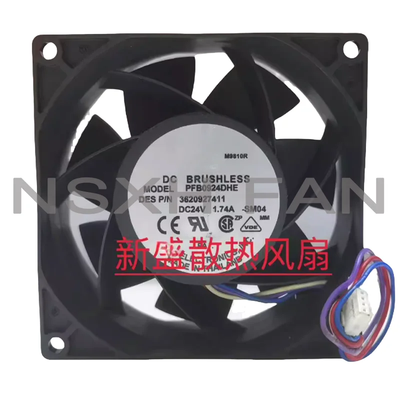 

Brand-new PFB0924DHE 9CM 9038 24V 1.74A Large Air Volume Cooling Fan
