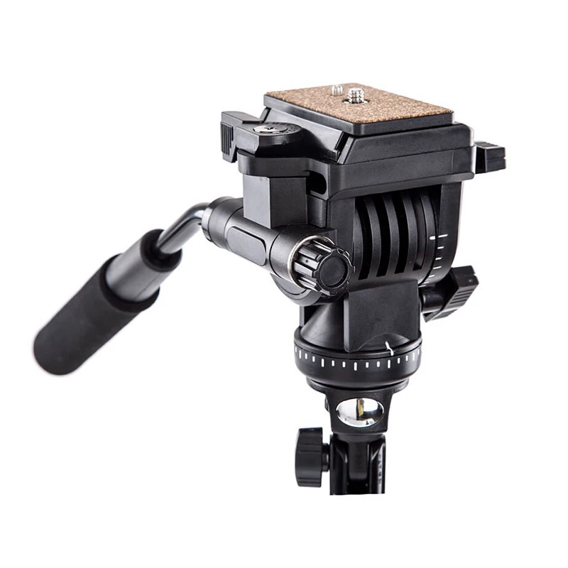 YUNTENG YT 930 Pan Head Video Camera Tripod Action Fluid Drag for Canon Nikon Sony DSLR Camera Camcorder Shooting Filming