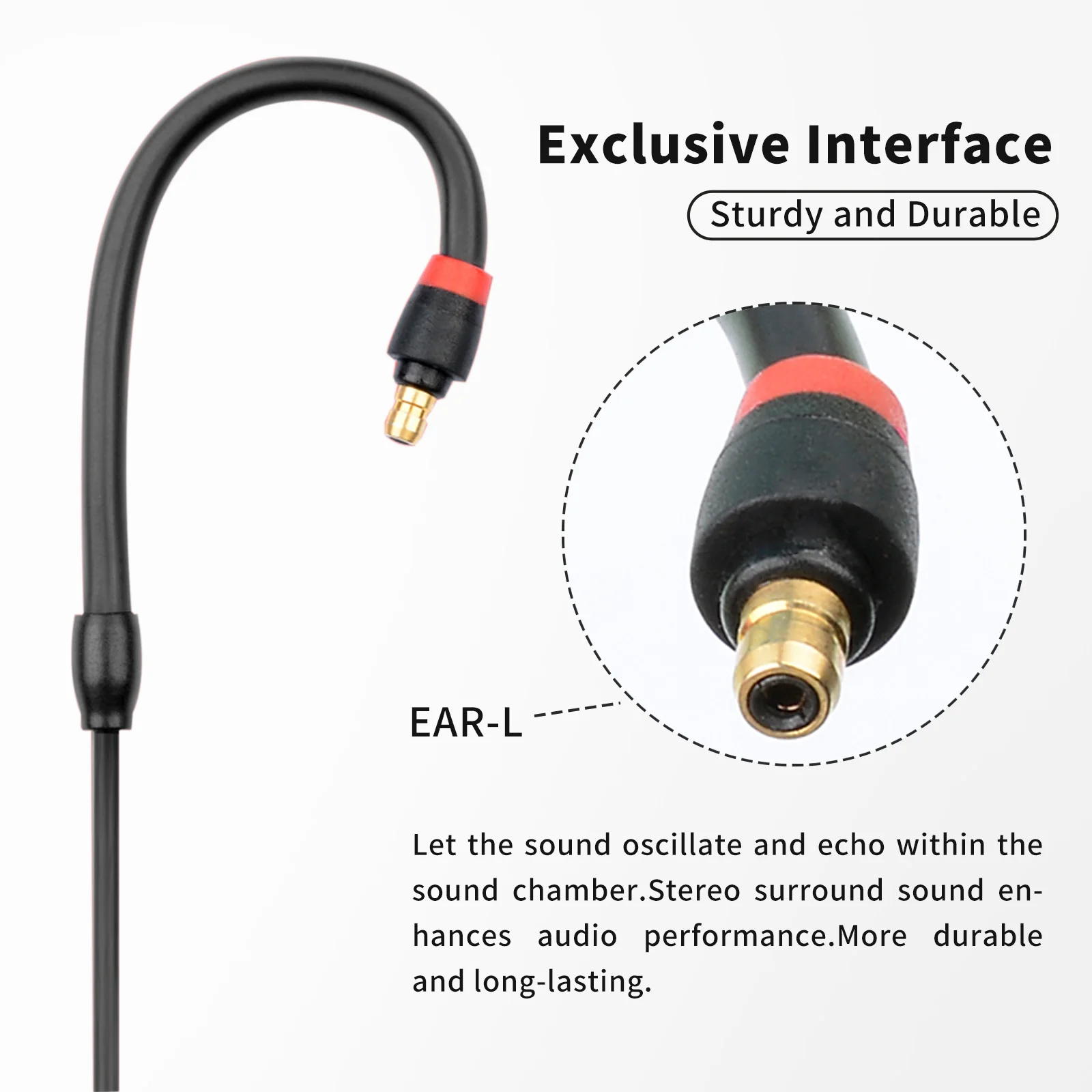 OKCSC IE100 pro IE40 IE80 IE300 Earphones Replacement Cable for