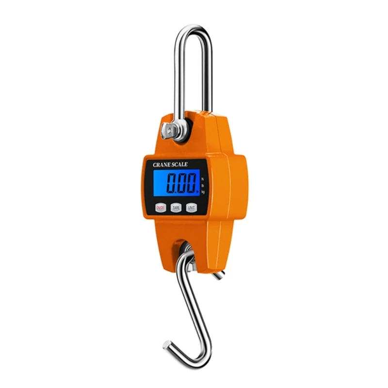 300kg/660lb Portable Hand Scale Electronic Hanging Weight Hook Scale Digital