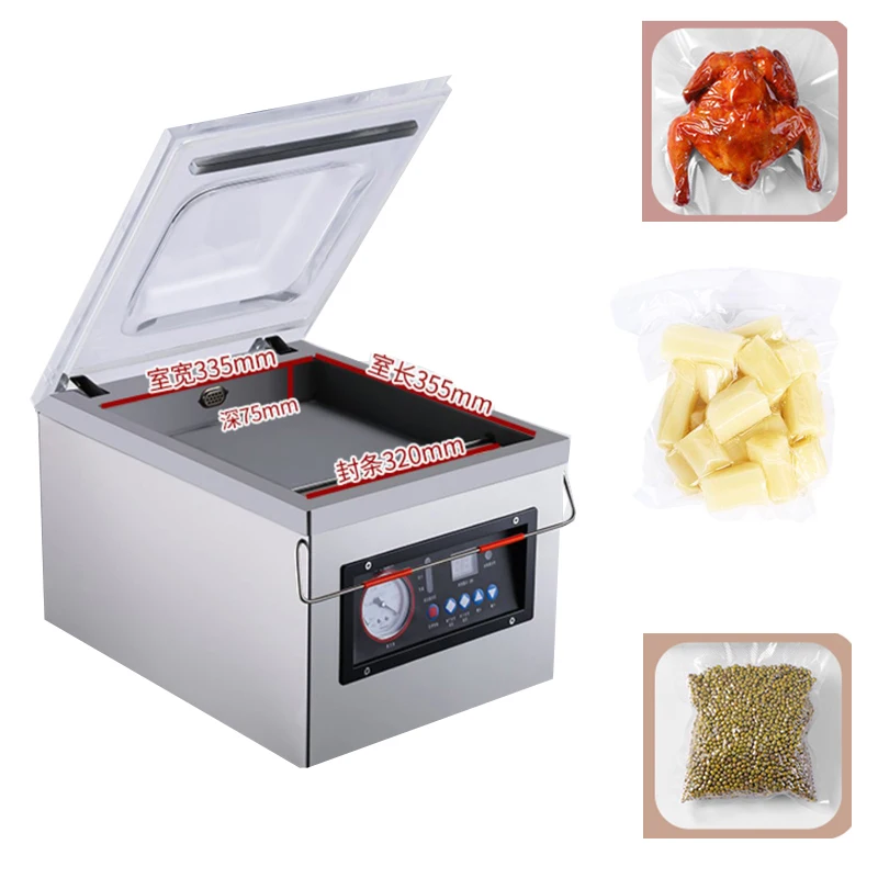 Desktop vacuum sealer mini vacuum packaging machine for food rice meat fish