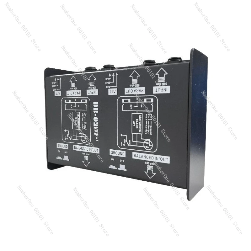 Db-02dibox impedance converter di audio isolator di passive di box equipment music portable