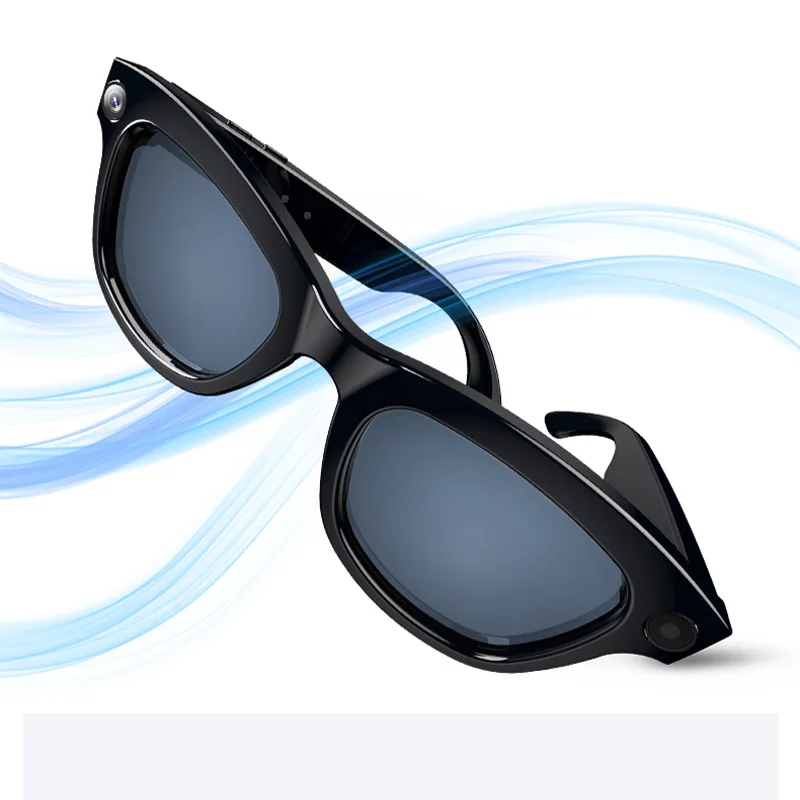 

Gfordt AI Smart Glasses 500W/800W HD Camera AI Translation Video Conference Recording with ENC Noise Cancelling for Women Men