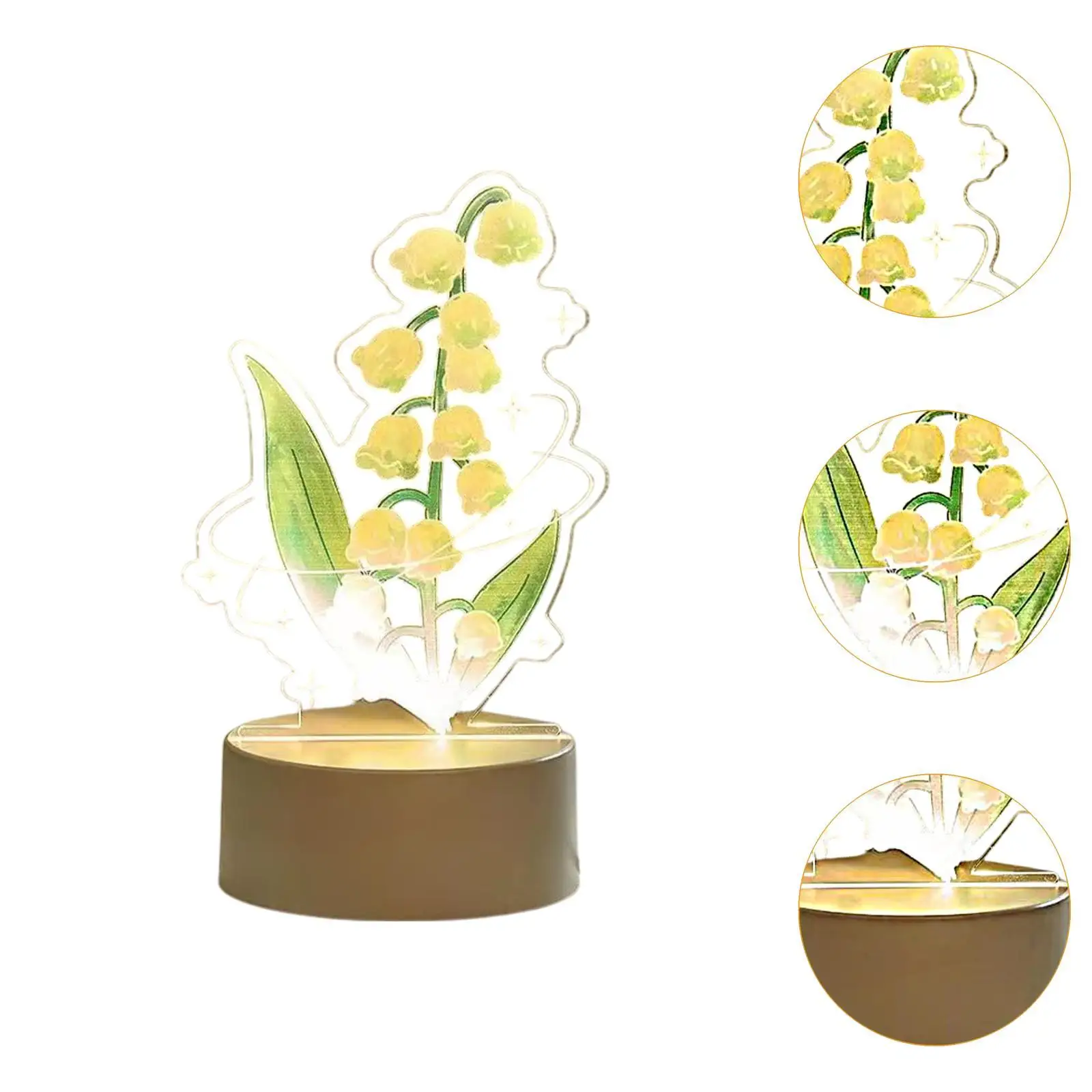 Creative Night Light with Touch Sensor Ornament LED for Office Home Dorm