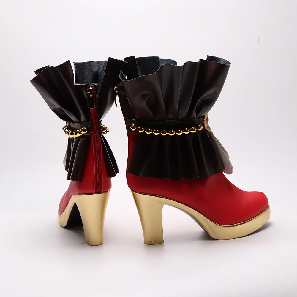 Jogo bonito derby mihono bourbon cosplay sapatos botas presente-criança do curso de inclinação para festa de halloween adultos mulheres homens