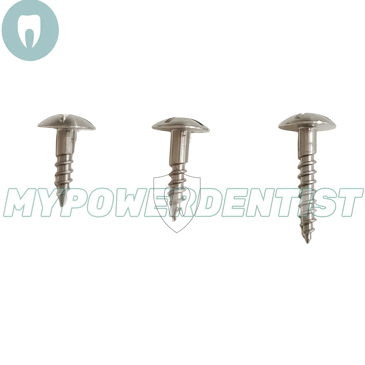 Dental Bone Fixation Screw GBR Tent Screws Full/Half Thread TC4 Self Drilling Tenting Screw Driver Tools