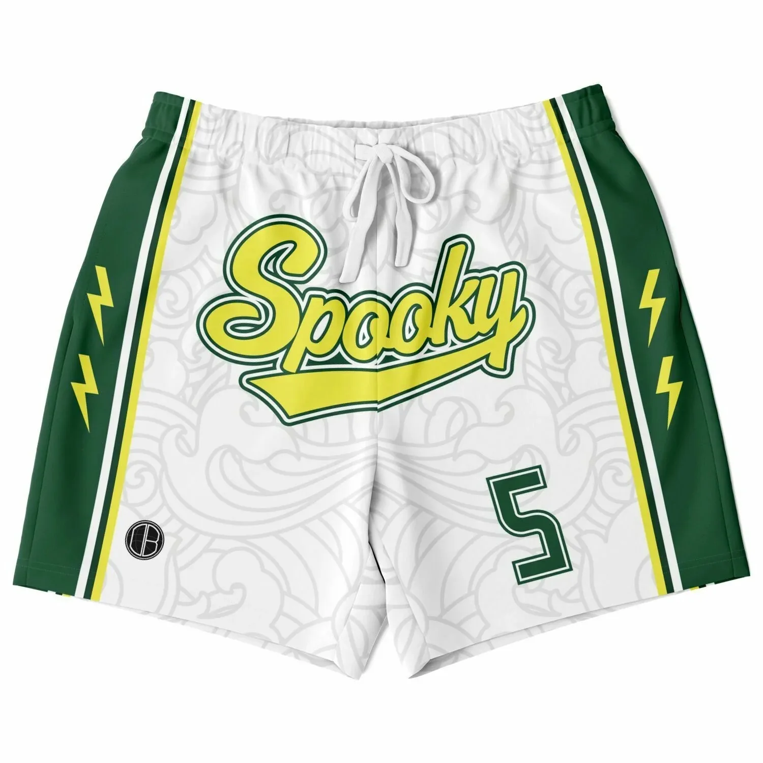 

Seattle Spooky 5 Tattoos Edition Men's Basketball Shorts with Pocket Summer Quick-dry Soft Lightweight Swim Shorts Moto Shorts