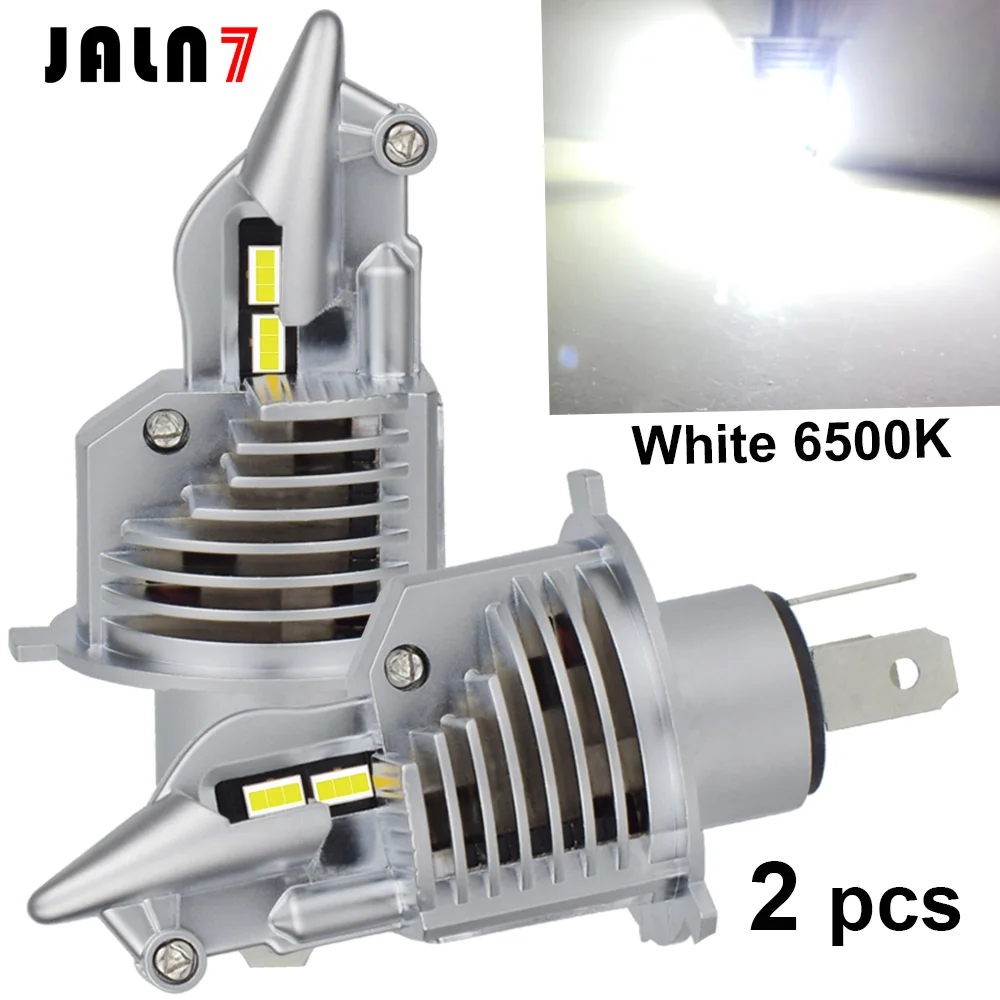 

JALN7 H4 LED Headlight Bulbs 12V 25000LM Diode Lamps for Cars High Low Beam Dipped Beam Motorcycle Auto Grade Chips Headlights