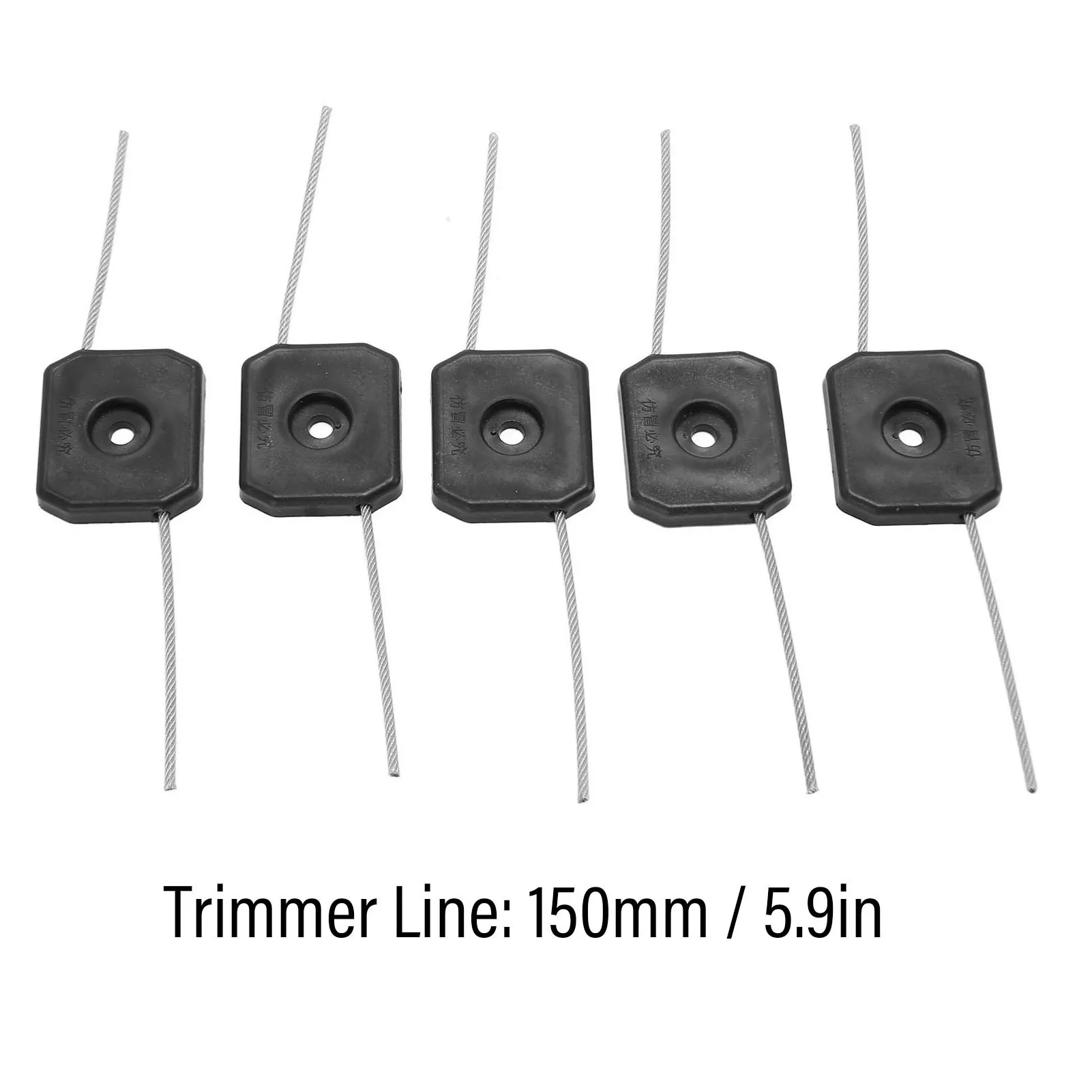 Substituição Corda Trimmer Head, Linha Jardim Ferramenta Acessórios, 150mm, 5pcs