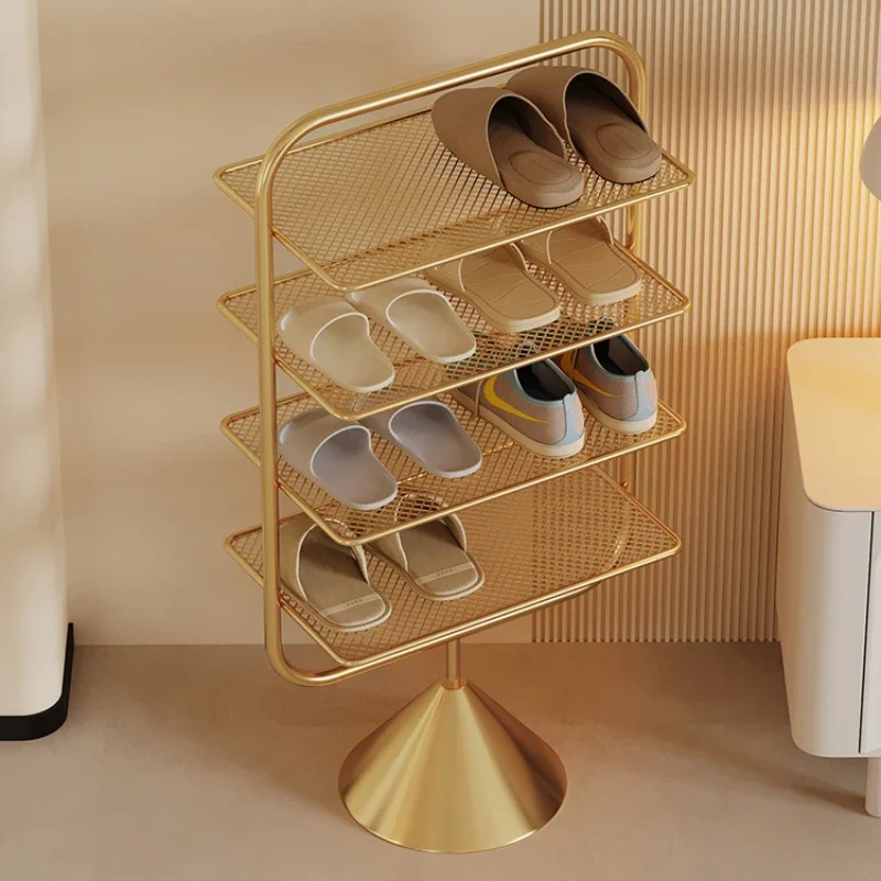 Shoe rack for home use, multi-layer simple doorstep storage, light luxury