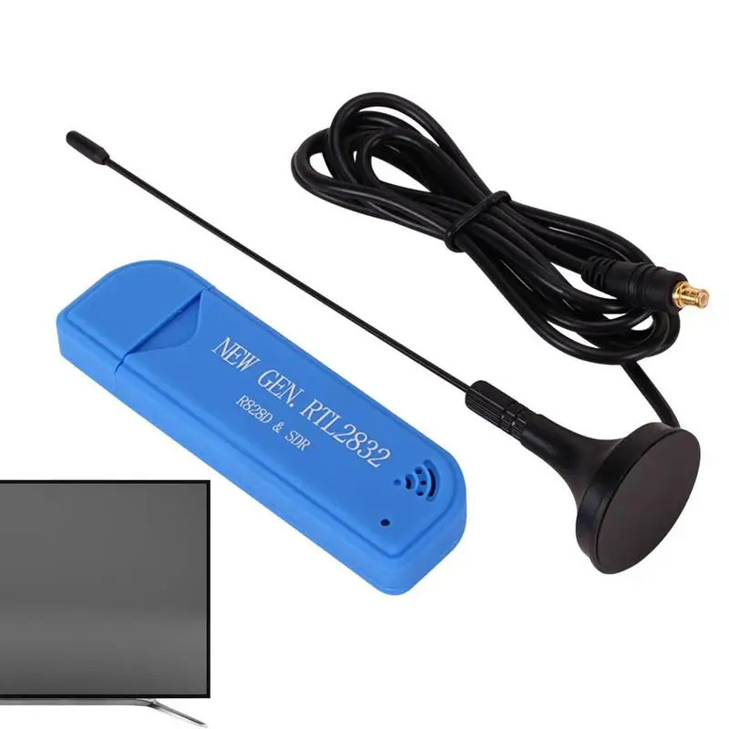 Mini Software-Defined Radio Receiver USB RTL-SDR Receiver Set Equipped With RTL2832 ADC Chip 0.5 PPM TCXO And MCX Connector