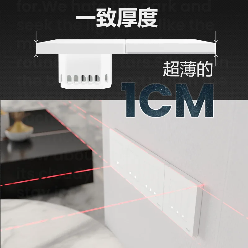 Zigbee Tuya Home 10A Relay Smart Single Zero Fire Universal App Timer Wall Switch