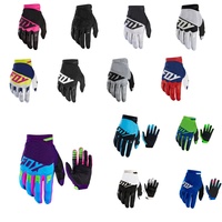 Summer Cycling Gloves MTB Full Finger Bike Gloves Touch Screen Non-Slip Silicone Palm Rest Driving Riding Gloves