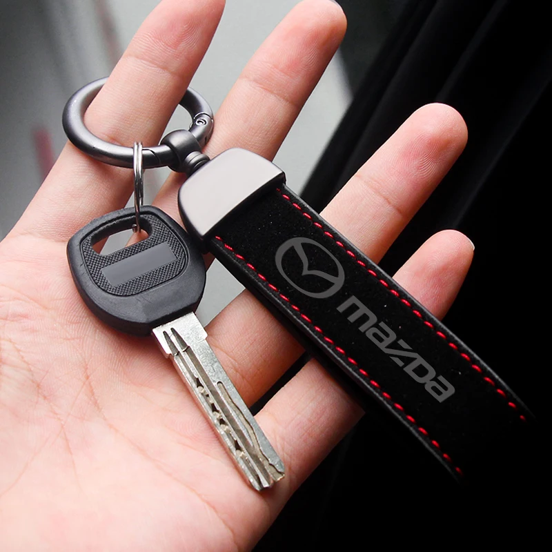 Suede Keychain Universal Luxury Keychain Custom Gift With Logo Fpr Mazda 3 Bk 6 Gh CX 5 2 90 30 50 Encosella Minagi 8 Atez